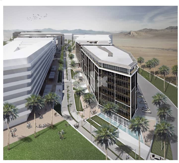Freehold A corner Retail space in Muscat hills visible on 3 roads 1