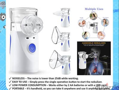 Original Mesh Nebulizer Steam Machine - 5 feature (Brand-New)