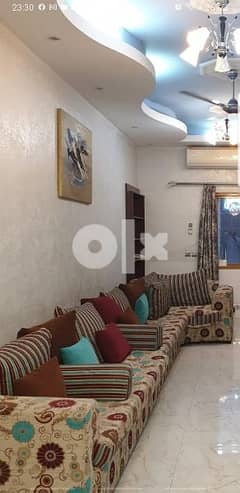 Stylish Sofa (3 Seater) In Alkhuwair ٣ كنبات جميلة للبيع