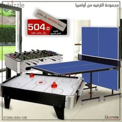 Olympia Air Hockey Table, Indoor Table Tennis and New Soccer Table