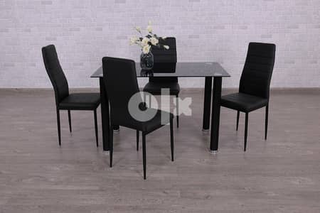 4 chair table set