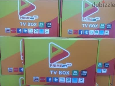 Yellow model android smart Box all country channels work with 1YEAR Su