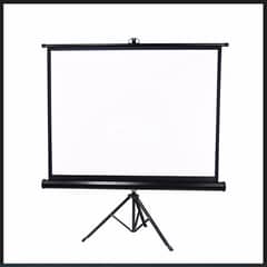 Projector Screen with Tripod 1.8x1.8 meter (BrandNew) 0