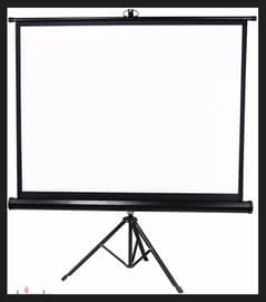 Projector Screen with Tripod 1.8x1.8 meter (New Stock) 0