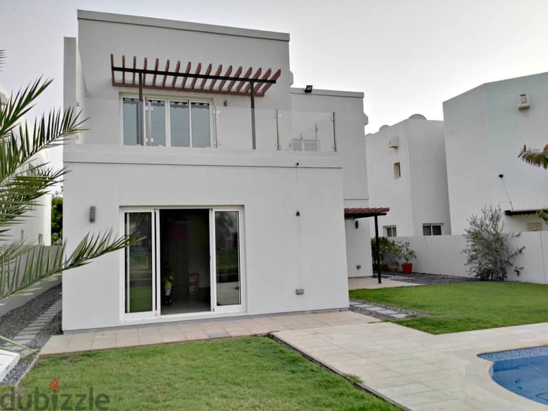 Lake View 5 bedroom villa at Al Mouj for Sale 0