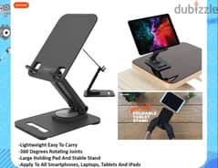 pd-csamstd-bk Porodo foldable tablet stand (Brand-New) 0