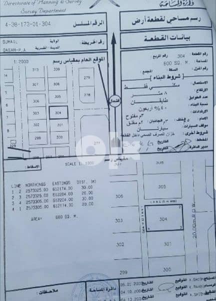 ارض بولاية سمائل/ الدسر ١ 1