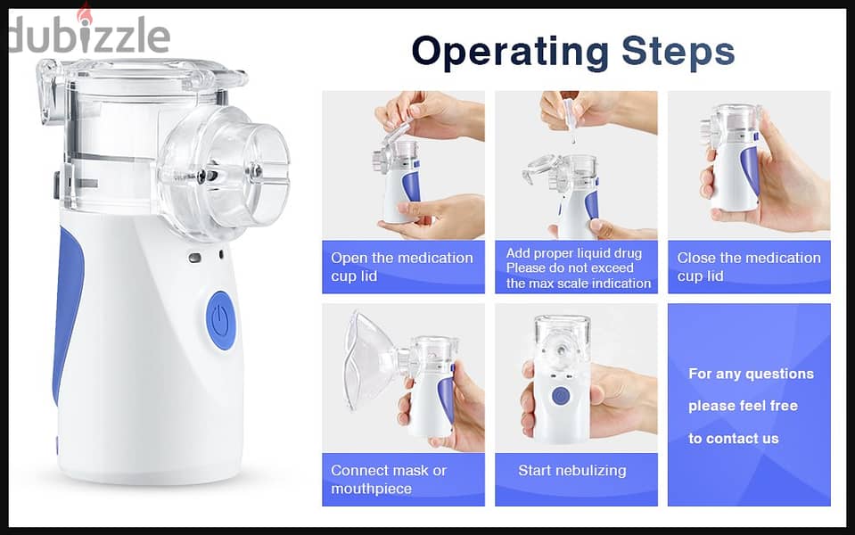 High Quality Mesh Nebulizer Steam Machine with 5 feature (NEW) 3