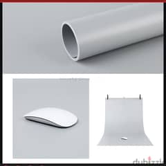 Grey PVC Paper Backdrops & Background - 120x200 llNew-Itemll 0