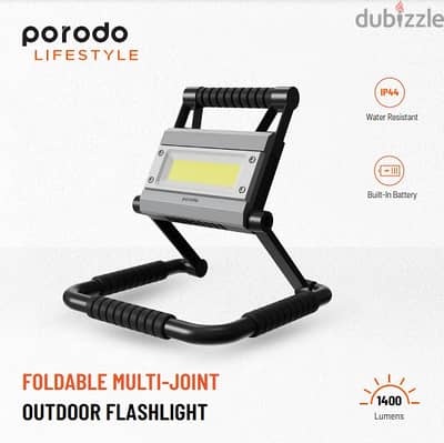 Porodo foldable multi joint outdoor flash light pd-lsmljtfl l BrandNew