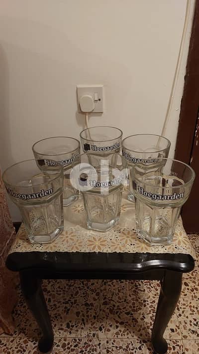 Original Hoegaarden Glass Set of 6 , New set , product not used