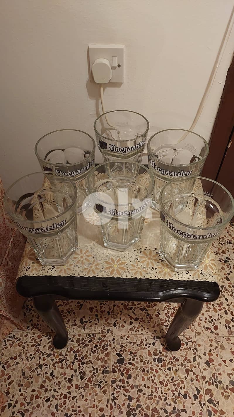 Original Hoegaarden Glass Set of 6 , New set , product not used 3