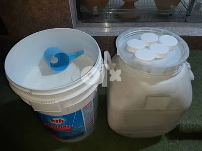 chlorine tablets and chlorine powder