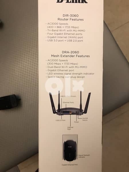 almost new D-link ac3000 home mesh kit + additional DRA 1360 2
