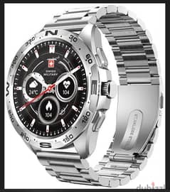 Swiss military smart watch dom - SM-WCH-DOM1-M-SIL (New-Stock)