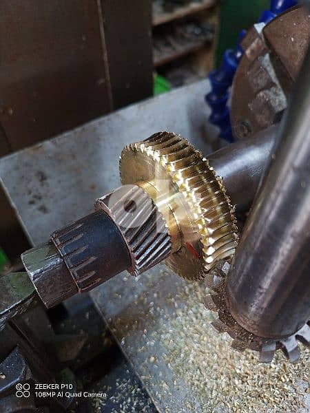 lathe and milling work all type making of gears 4