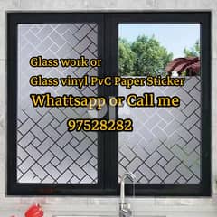 Window stickers services all over muscat