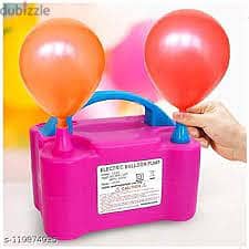 Electric Balloon Pump with Twin Nozzle 0