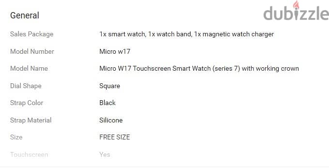 MU Micro W17 Touchscreen Smart Watch (series 7) (BrandNew) 3