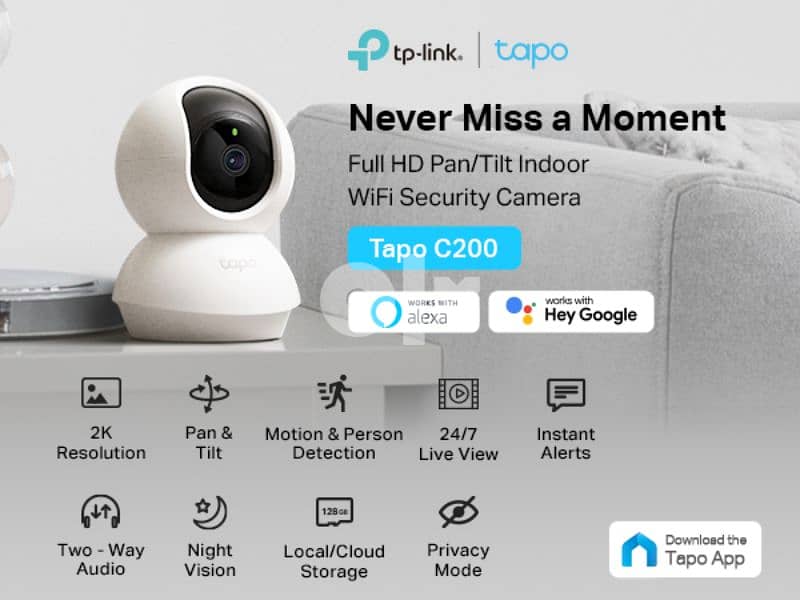 Tapo WiFi CC Camera by Tp link 360° 1