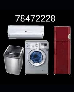 All type Ac Fridge Automatic washing Machine service and repair