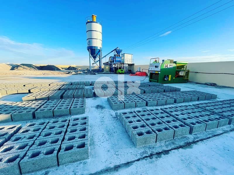 Automatic Cement Block Factory مصنع بلوك 6
