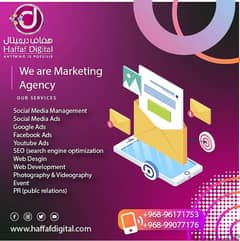 Social Media Services, Website Creation, SEO, Ads, Content Creation