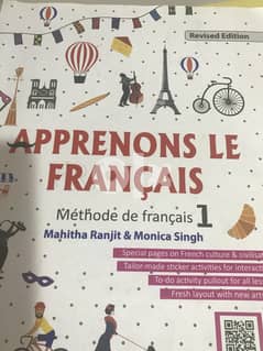 "Apprenons le Francais"- French text book