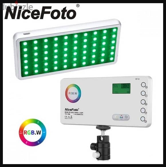 NiceFoto TC-168 Pocket LED RGB Light Portable Fill-in Video Lighting 2