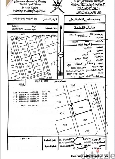 فرصة جميلة جدا ارض للبيع في سمائل في لزغ بالقرب من المركز الصحي