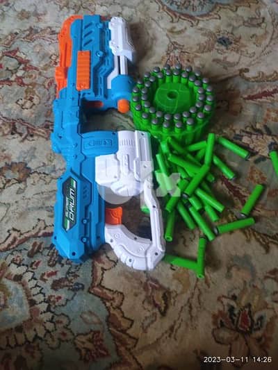 toy gun with soft darts