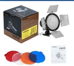 LED Vlog Light with Adjustable 3200K-5600K Color Temperature (New-Sto) 0