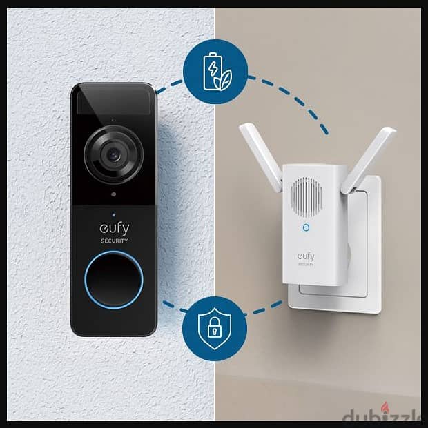 Eufy Security 1080p-Grade Battery Video Doorbell Battery-P (New-Stock) 1