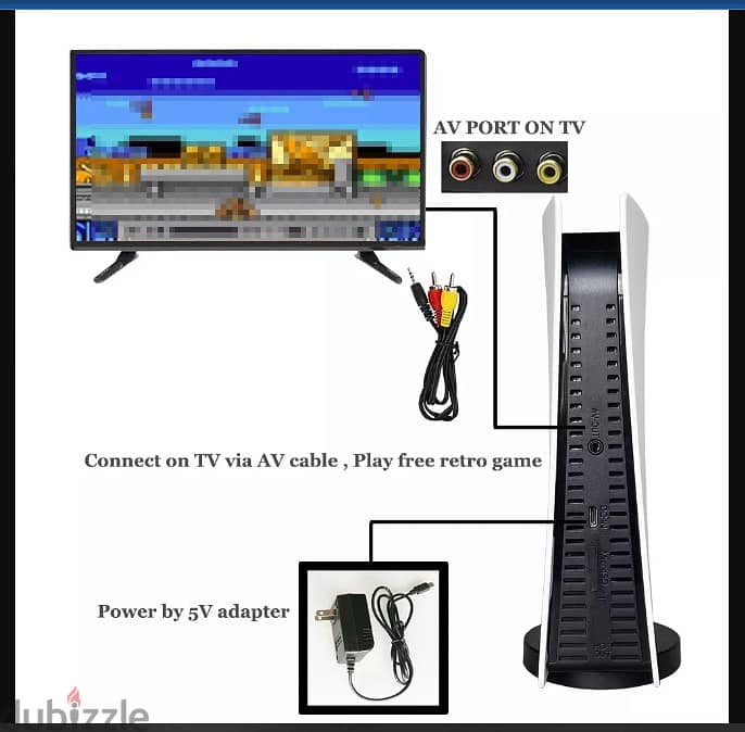 Game Console 5 TV Mini Game Retro Video Handheld Game Box 8 Bit 2