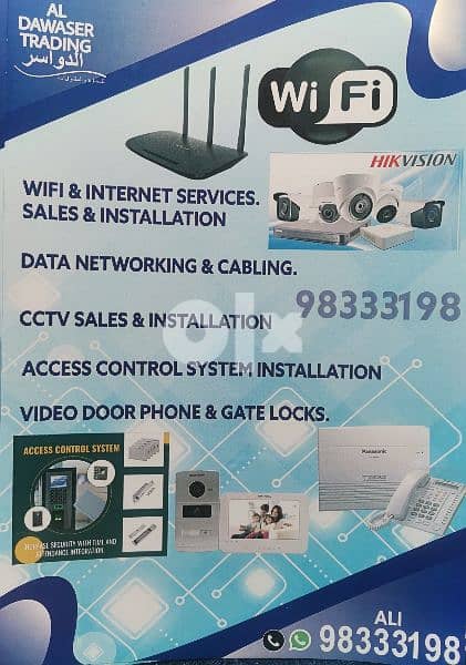 WIFI. CCTV. TELEPHONE SYSTEMS. for home, offices and villas. 14