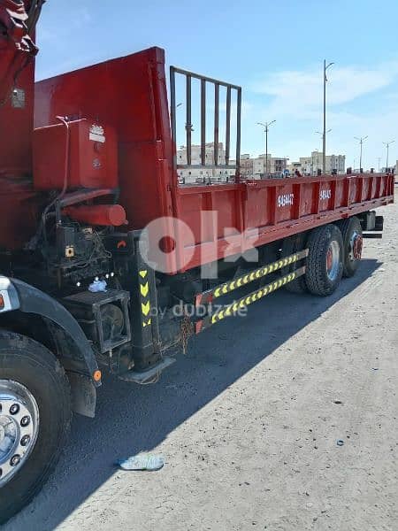 For Rent : Mercedes truck 18 Ton with 4.5 ton hiab capacity 2