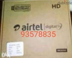 Airtel HD new with 6 months subscription