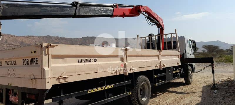 PDO Approved Hiab Truck 12 Ton For Rent Model 2016 5