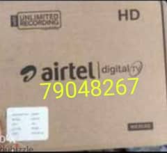Airtel new Full HDD receiver with 6months malyalam tamil telgu kannada