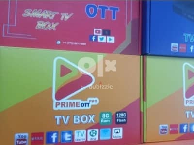 latest model android box with 1year subscription