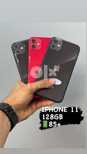 I phone 11 128gb rom battery health good no repair no scratches