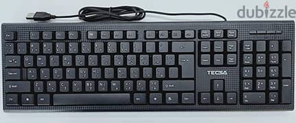 Tecsa Desktop USB Keyboard D11 (Box Packed) 0