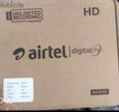 Airtel new Full hd receiver with 6months south malyalam tamil telgu 0