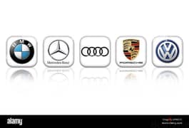 Mercedes,bmw,audi,Volkswagen,مرسدیز،بی ام دبلیو،آدي،فولکس ویجن،نسان