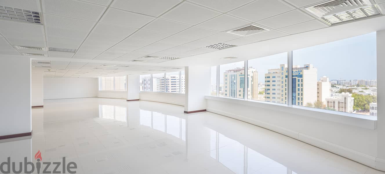 Ready to Move in, Premium Office space in Prime Location - Al Ghubrah 1