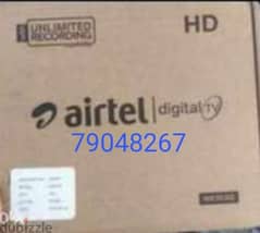 Airtel digital new Hd receiver with 6months south malyalam tamil
