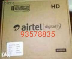 Airtel new Digital HD Receiver with 6months malyalam tamil telgu 0