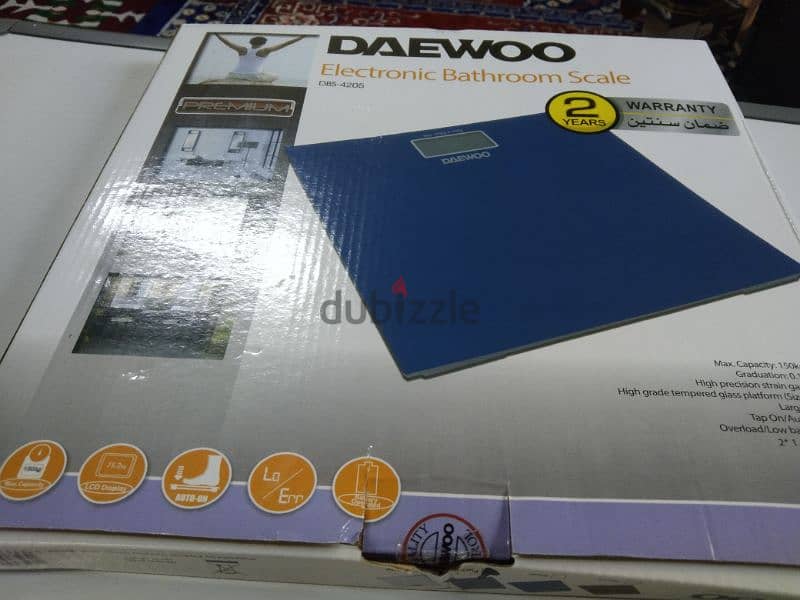 new Daewoo bath room scale 0