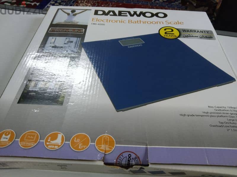 new Daewoo bath room scale 1