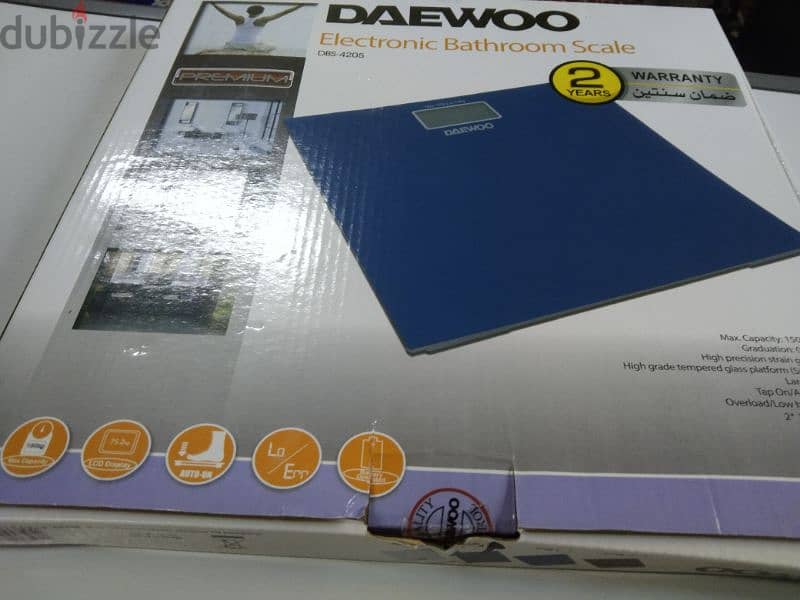 new Daewoo bath room scale 2